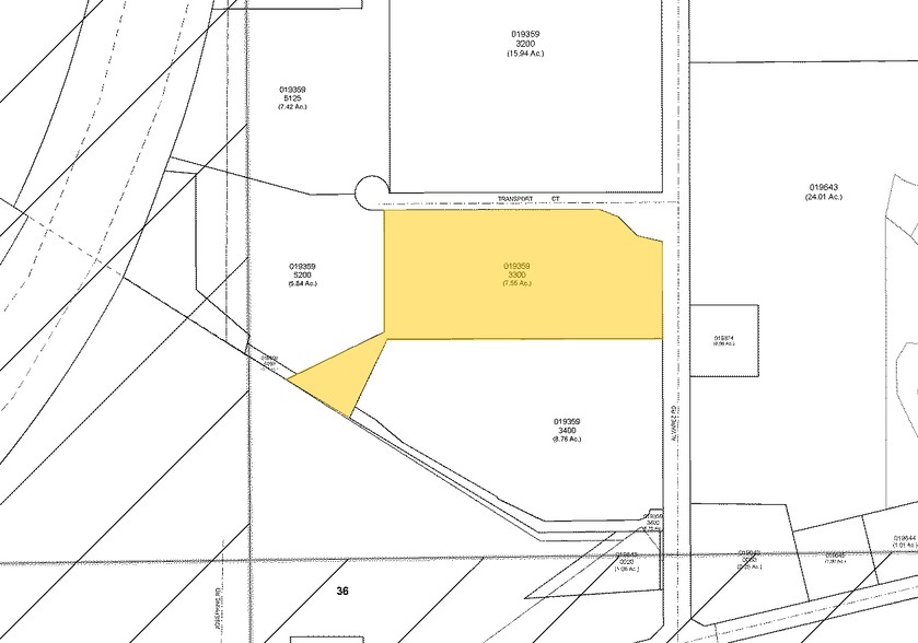 13910 Alvarez Rd, Jacksonville, FL for lease - Plat Map - Image 2 of 12