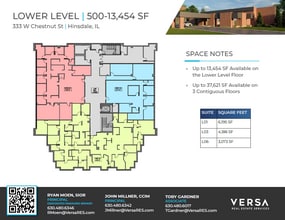 333 Chestnut St, Hinsdale, IL for lease Floor Plan- Image 1 of 1