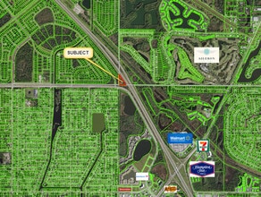 I-75, Lake Suzy, FL - AERIAL map view