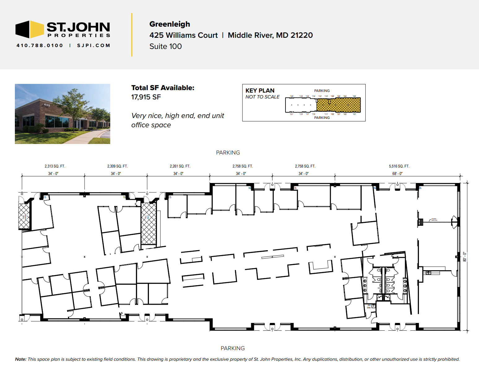 White Marsh Blvd, Middle River, MD for lease Floor Plan- Image 1 of 1