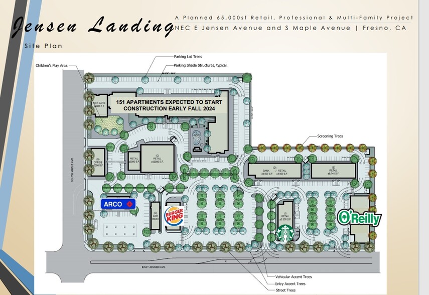 E  Jensen and  S Maple Ave, Fresno, CA for lease - Building Photo - Image 1 of 2