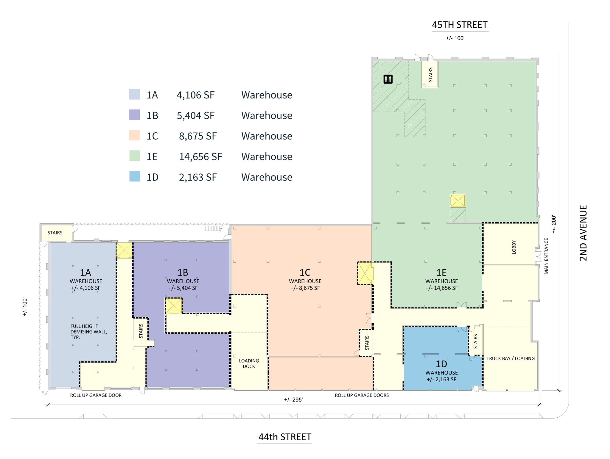 4401-4423 Second Ave, Brooklyn, NY for sale Typical Floor Plan- Image 1 of 2