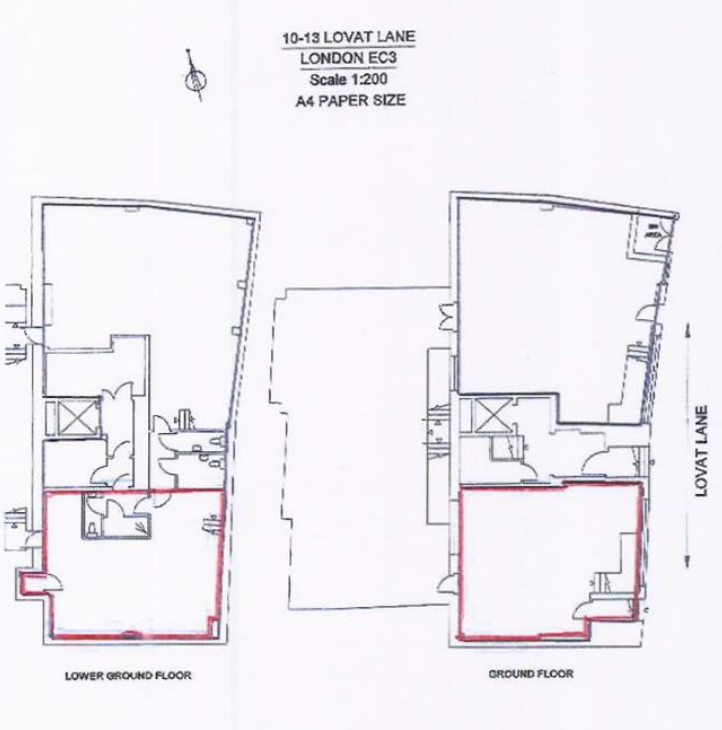 10-13 Lovat Ln, London for lease Floor Plan- Image 1 of 1