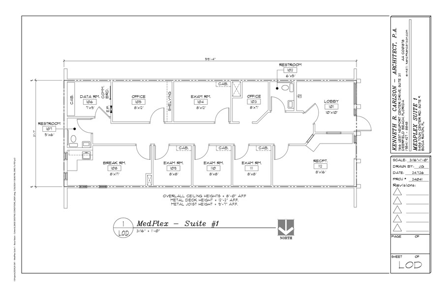 5458 Town Center Rd, Boca Raton, FL for lease - Site Plan - Image 2 of 2