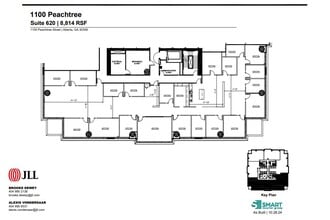 1100 Peachtree St NE, Atlanta, GA for lease Floor Plan- Image 1 of 1