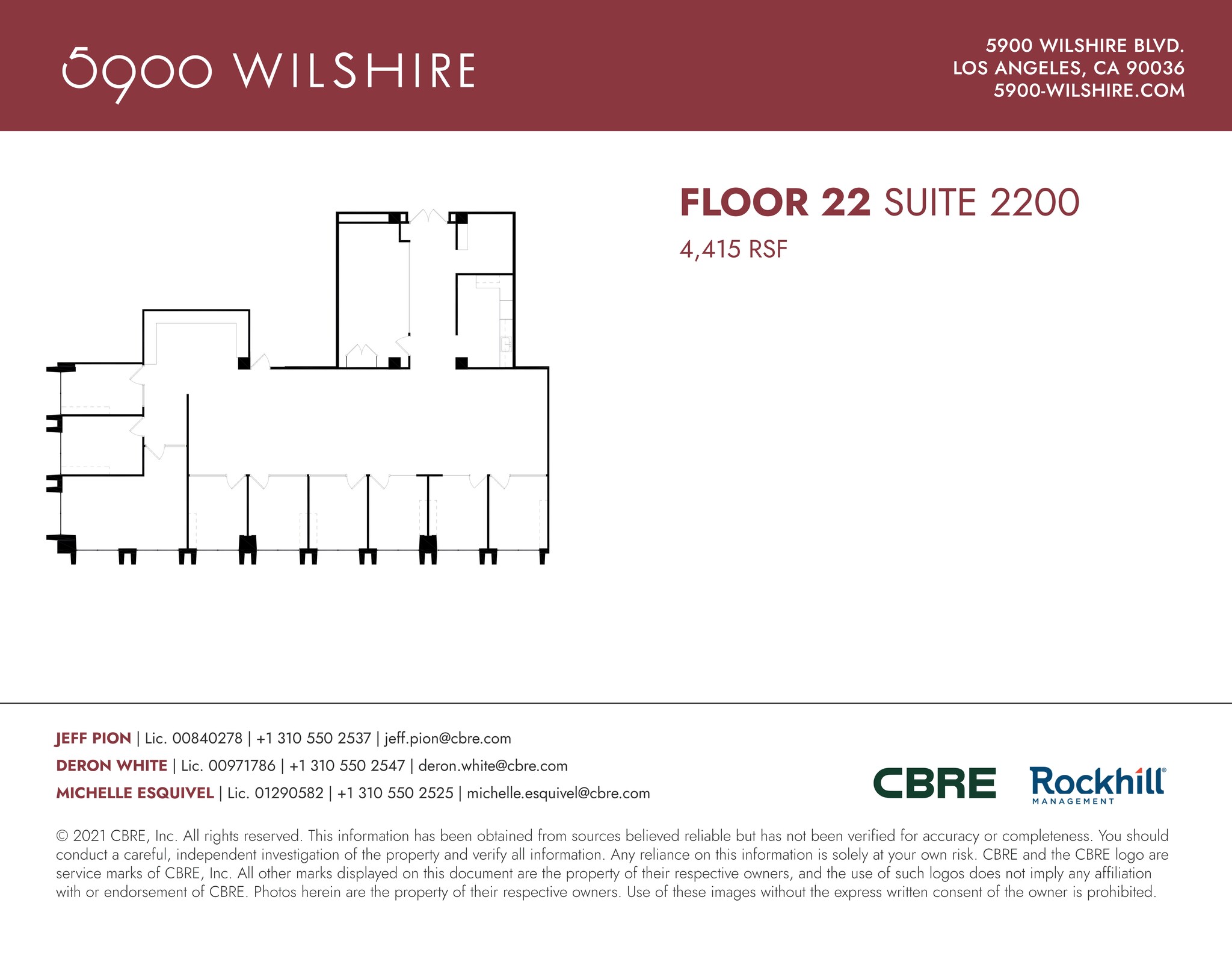 5900 Wilshire Blvd, Los Angeles, CA for lease Site Plan- Image 1 of 1