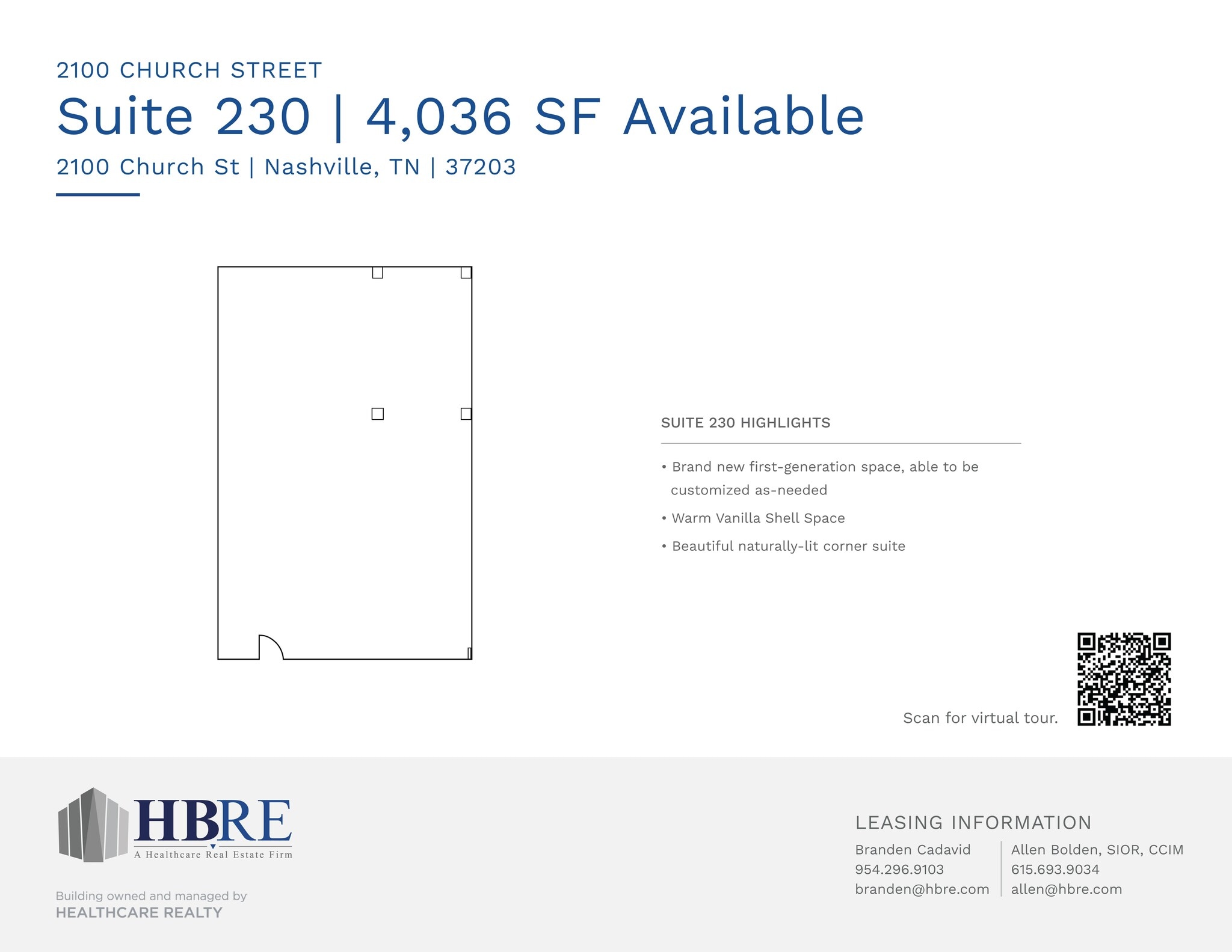 2100 Church St, Nashville, TN for lease Site Plan- Image 1 of 1