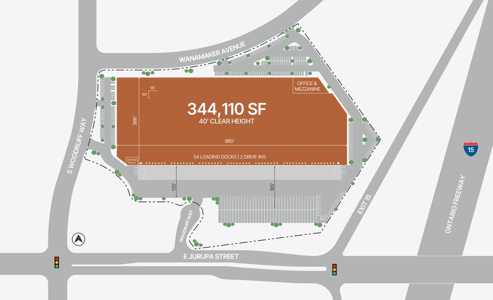 1350 S Wanamaker Ave, Ontario, CA for sale - Site Plan - Image 2 of 2