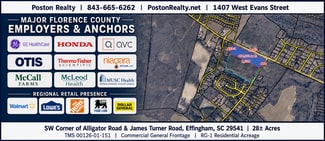 More details for SW Alligator Rd, Effingham, SC - Land for Lease