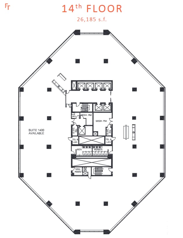 411 1st St SE, Calgary, AB for lease Floor Plan- Image 1 of 1