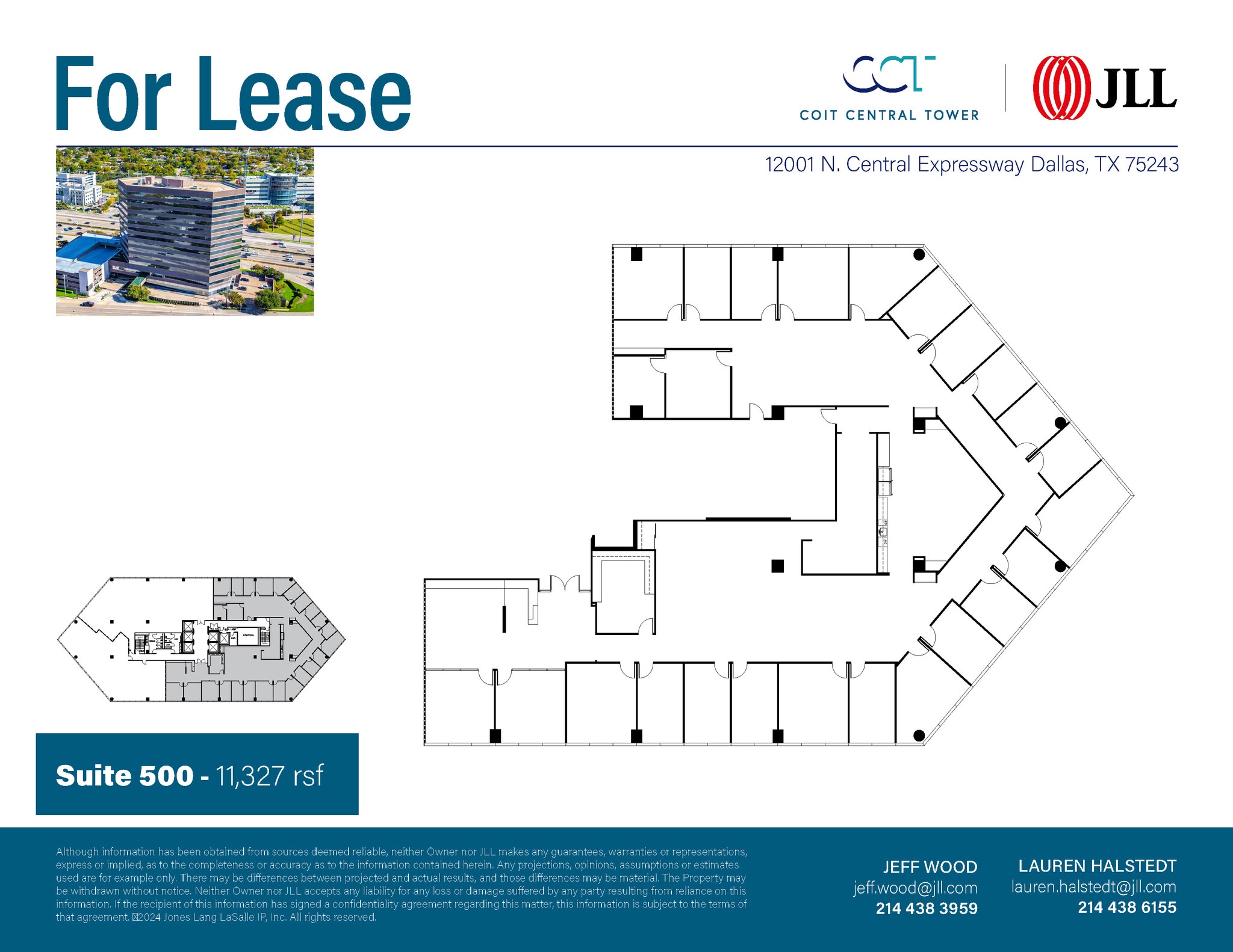 12001 N Central Expy, Dallas, TX for lease Floor Plan- Image 1 of 2
