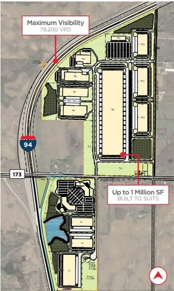 Route 173, Wadsworth, IL for lease - Site Plan - Image 2 of 3