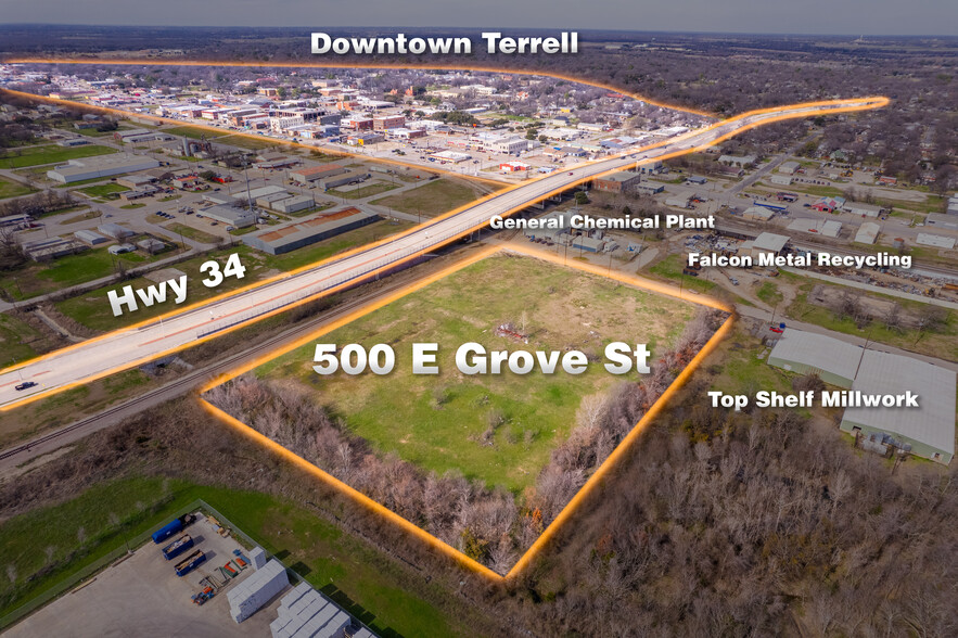 500 E Grove St, Terrell, TX for sale - Building Photo - Image 1 of 10