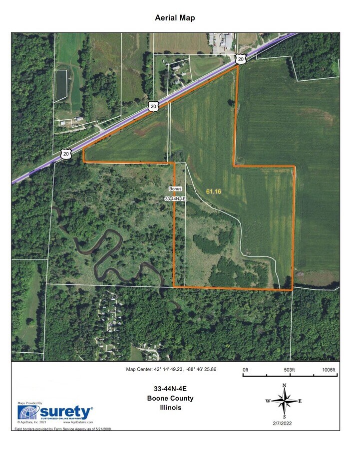 U.S. Hwy 20, Garden Prairie, IL, USA, Garden Prairie, IL 61038