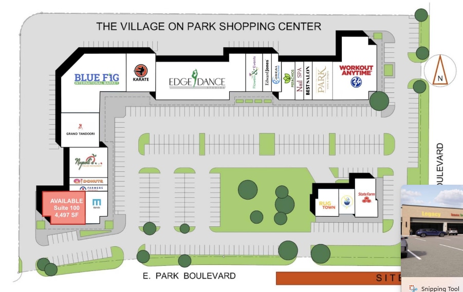 4101 E Park Blvd, Plano, TX for lease Site Plan- Image 1 of 4