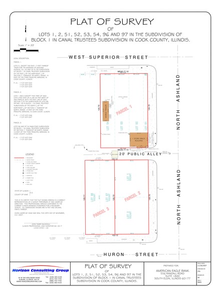 1601-1609 W Superior, Chicago, IL for sale - Site Plan - Image 2 of 2