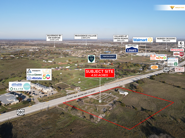 8801 US Highway 380, Cross Roads, TX for sale - Building Photo - Image 1 of 1