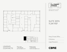2625 Butterfield Rd, Oak Brook, IL for lease Floor Plan- Image 1 of 1