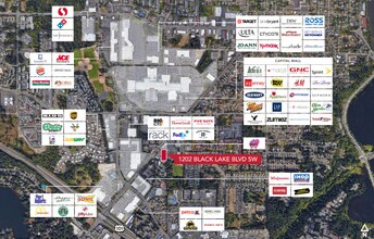 1202 Black Lake Blvd SW, Olympia, WA for lease Aerial- Image 1 of 4