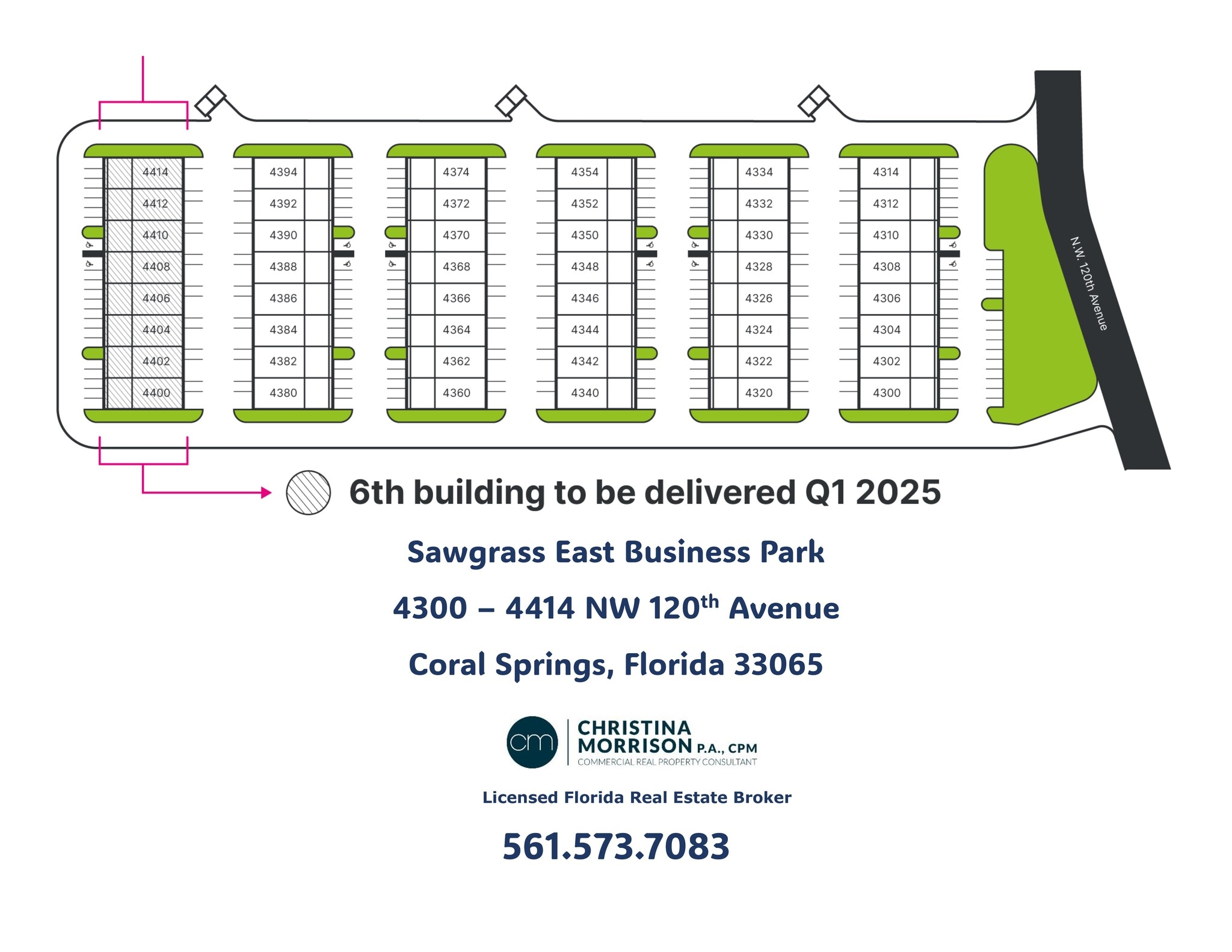 4300-4314 NW 120th Ave, Coral Springs, FL for lease Site Plan- Image 1 of 6