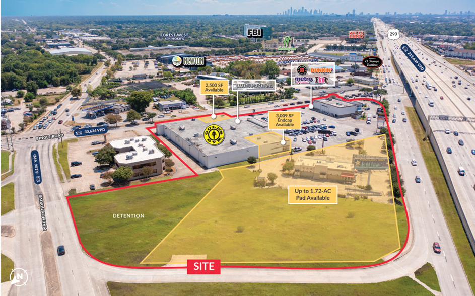 12700-12710 Northwest Fwy, Houston, TX for lease - Building Photo - Image 2 of 3