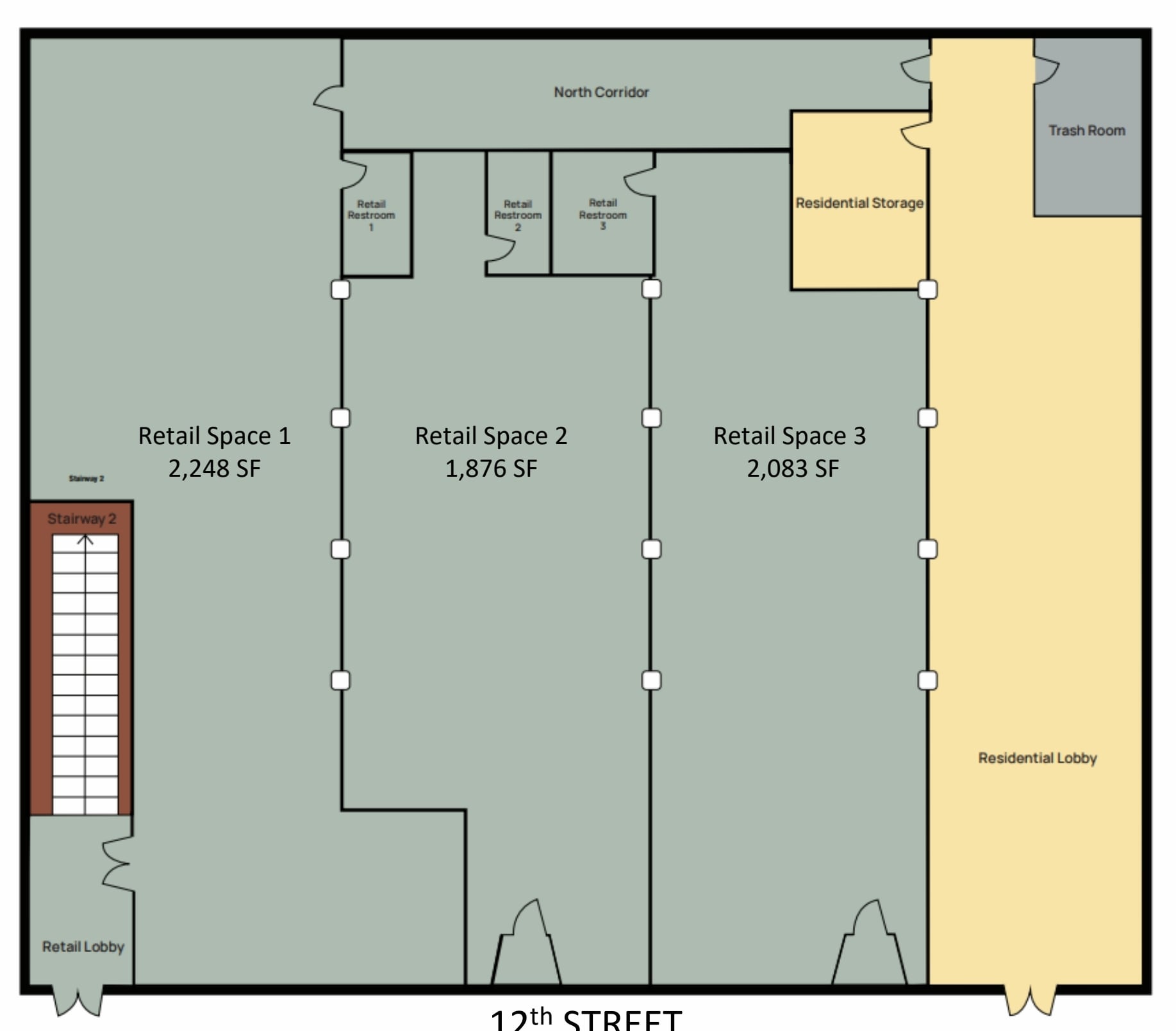 316 12th St, Oakland, CA for lease Floor Plan- Image 1 of 1
