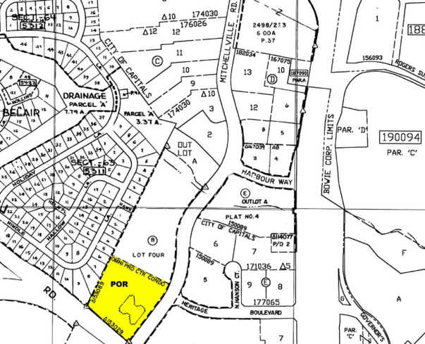 4000 Mitchellville Rd, Bowie, MD for sale Plat Map- Image 1 of 1