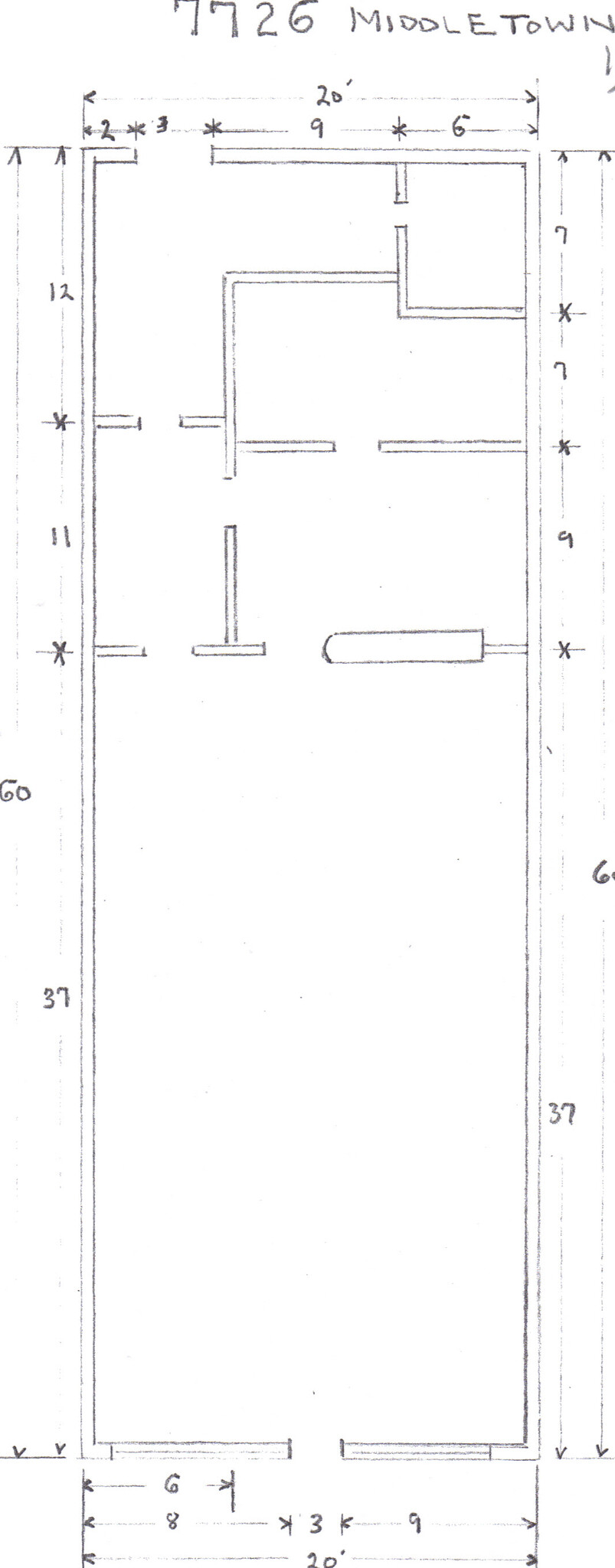 7700-7728 Main St, Middletown, VA for lease Floor Plan- Image 1 of 1