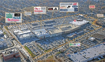 1 Bergen Town Ctr, Paramus, NJ - AERIAL  map view