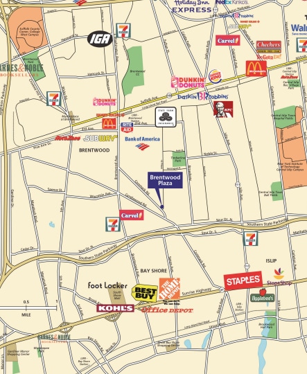 725 Commack Rd, Brentwood, NY for lease - Aerial - Image 3 of 3