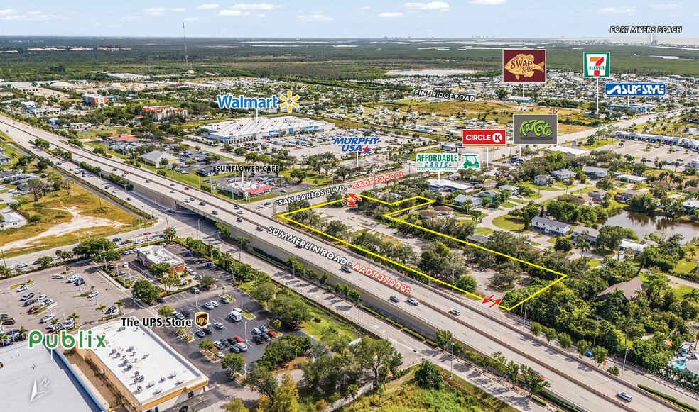 17050 San Carlos Blvd, Fort Myers, FL for sale - Aerial - Image 2 of 9