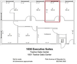 600 Twelve Oaks Center Dr, Wayzata, MN for lease Floor Plan- Image 1 of 1