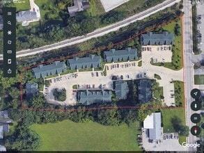 3800 E McCracken Way, Bloomington, IN - AERIAL  map view