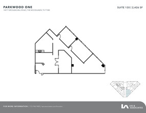 10077 Grogans Mill Rd, The Woodlands, TX for lease Floor Plan- Image 1 of 2