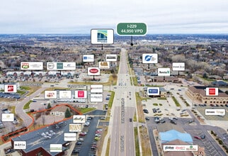 6212 S Pinnacle Pl, Sioux Falls, SD - AERIAL  map view