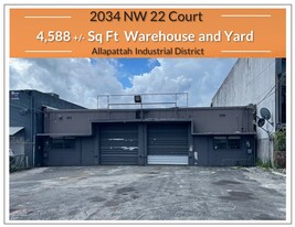 2034 NW 22nd Ct, Miami FL - Warehouse