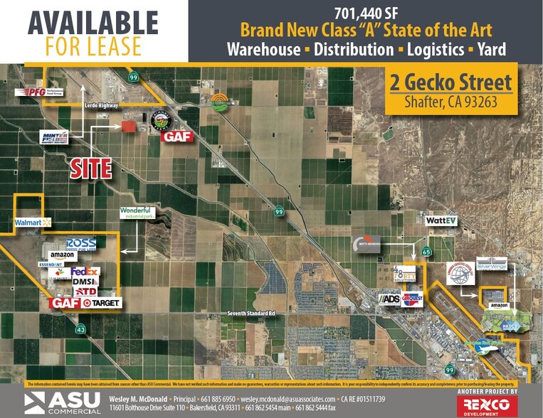 2 Gecko Street, Shafter, CA for lease - Building Photo - Image 1 of 1