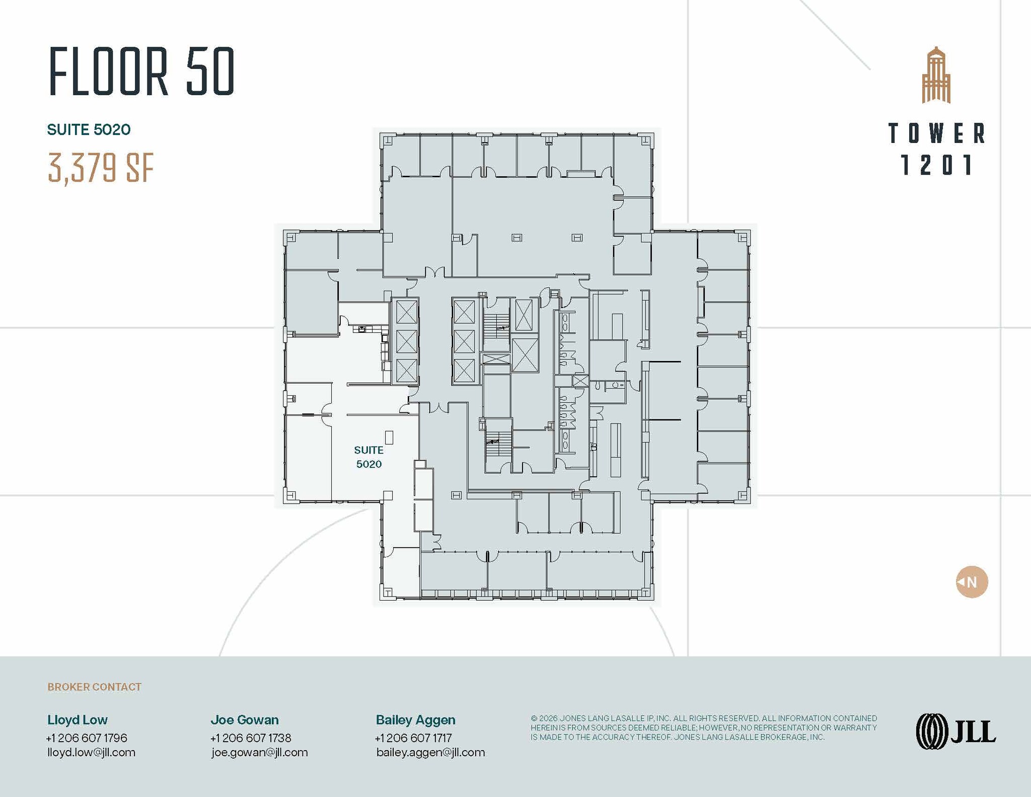 1201 3rd Ave, Seattle, WA for lease Floor Plan- Image 1 of 1