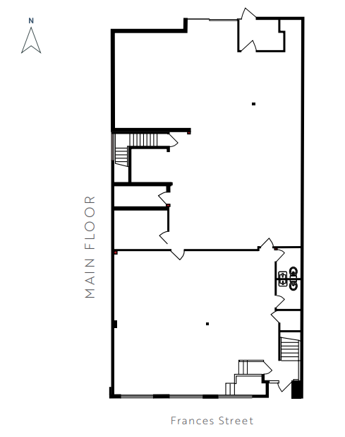 1395 Frances St, Vancouver, BC for lease Floor Plan- Image 1 of 1