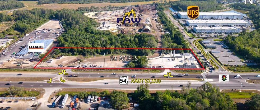 14241 STATE ROAD 54, Odessa, FL for lease - Plat Map - Image 1 of 2