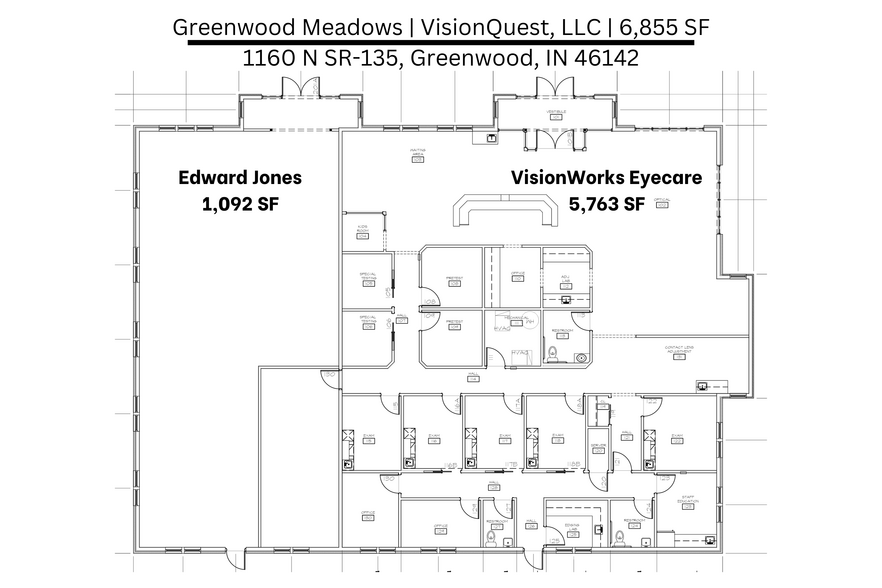 1160 N State Road 135, Greenwood, IN for sale - Floor Plan - Image 2 of 5