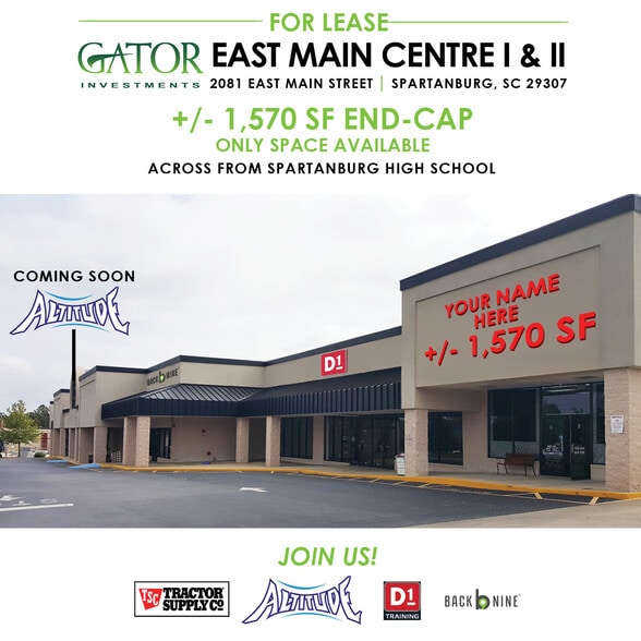 2081 E Main St, Spartanburg, SC for lease - Building Photo - Image 2 of 6