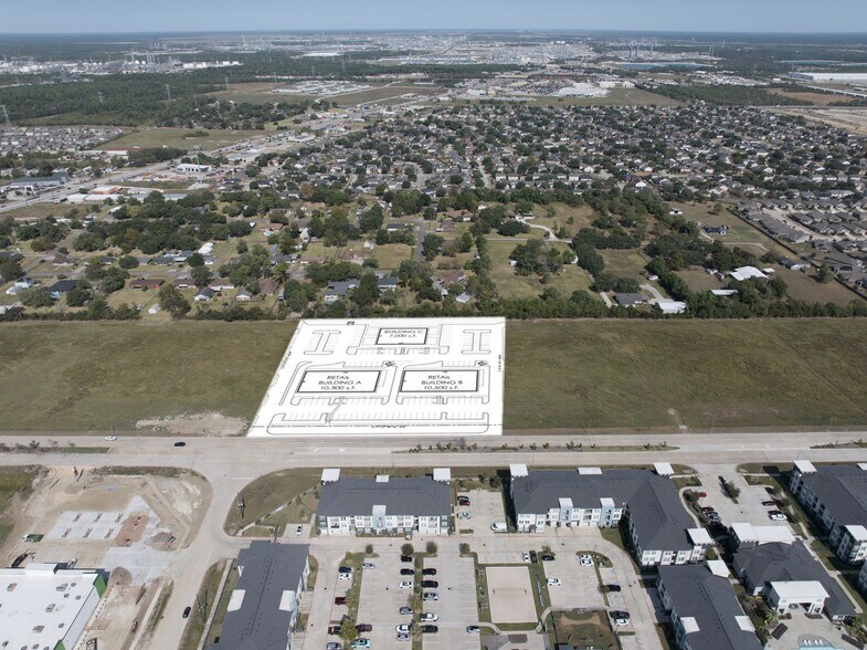 1796 Kilgore Pky, Baytown, TX for lease - Aerial - Image 2 of 4