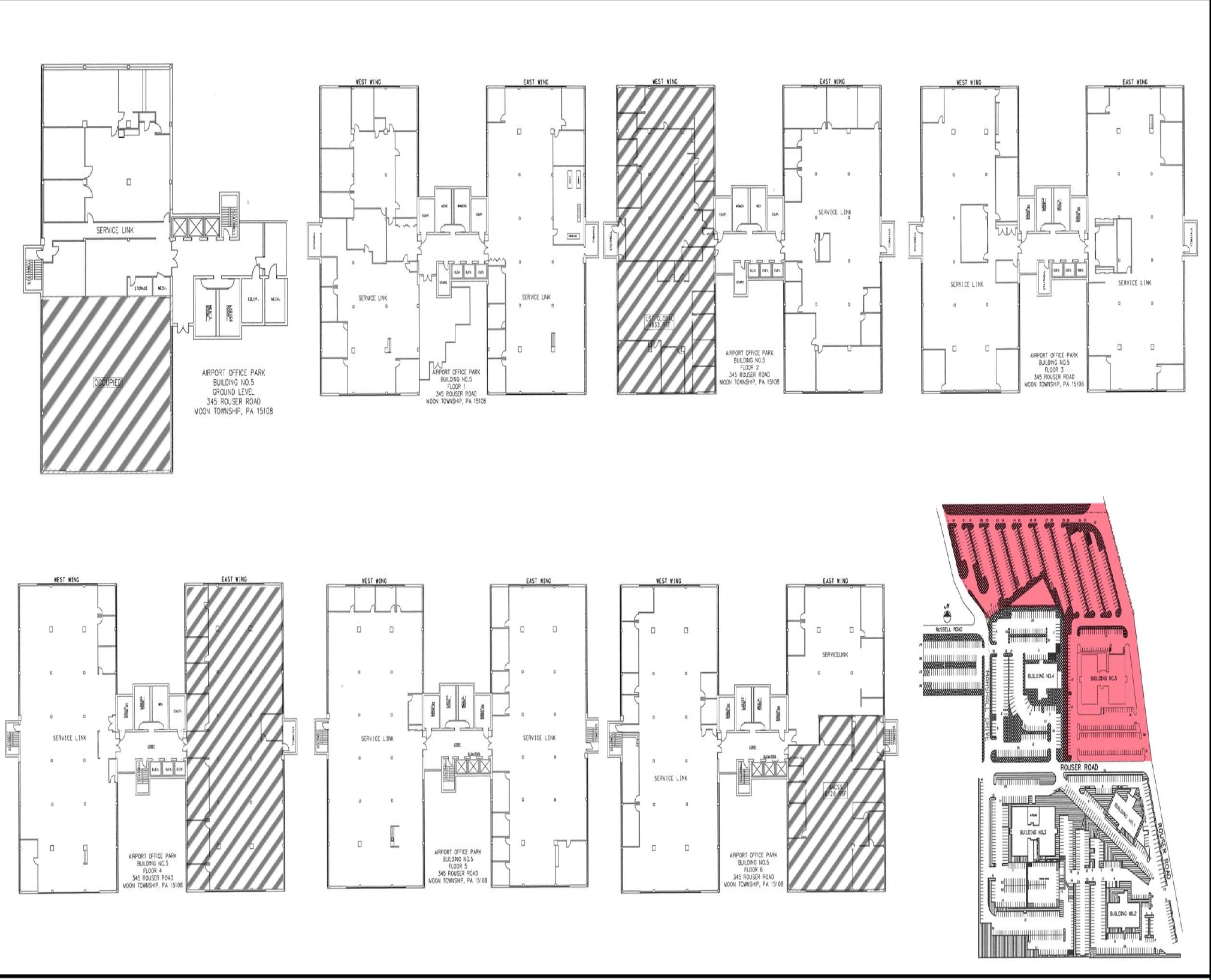 410 Rouser Rd, Coraopolis, PA for lease Floor Plan- Image 1 of 1