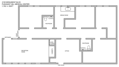 2100 Monument Blvd, Pleasant Hill, CA for lease Floor Plan- Image 1 of 1