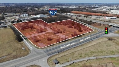 1588 Memphis Junction Rd, Bowling Green, KY - AERIAL  map view