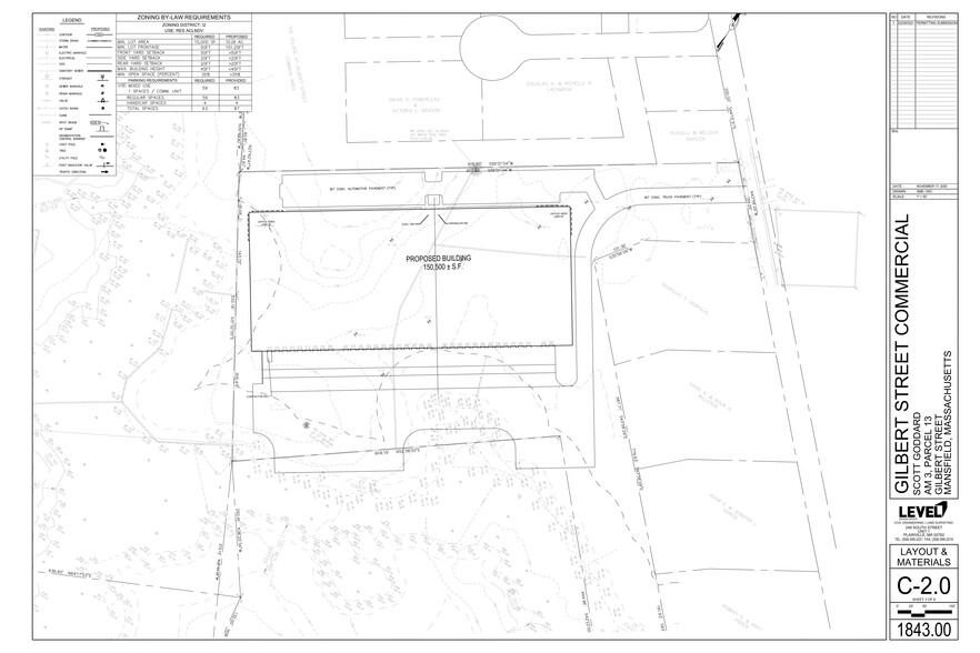 0 Gilbert St, Mansfield, MA for lease - Site Plan - Image 3 of 3