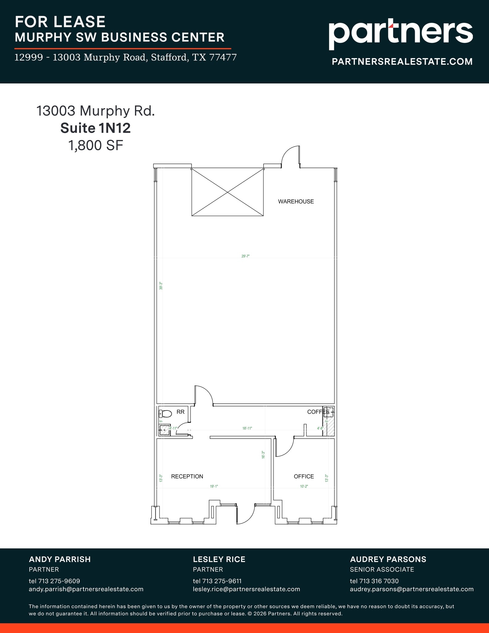 12999-13003 Murphy Rd, Stafford, TX for lease Site Plan- Image 1 of 1