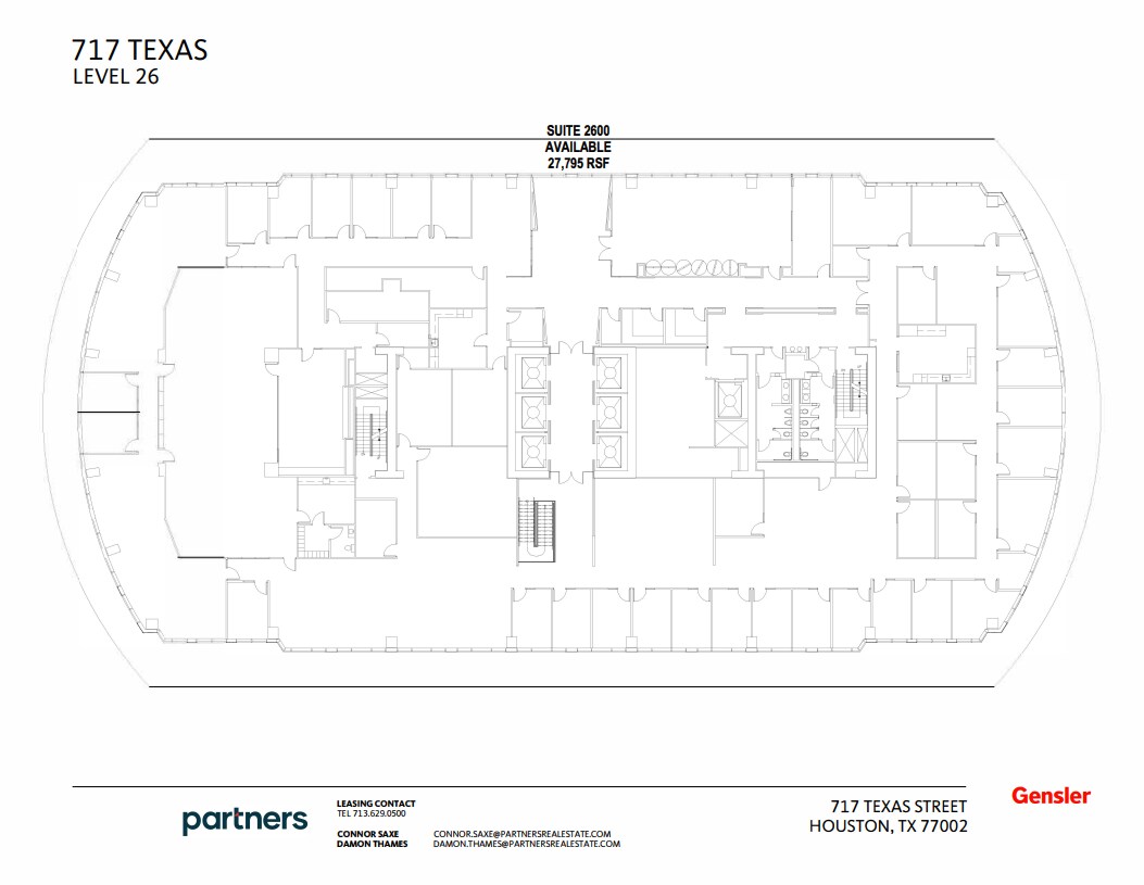 717 Texas Ave, Houston, TX for lease Floor Plan- Image 1 of 1