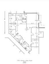 7701 Sharon Lakes Rd, Charlotte, NC for lease Floor Plan- Image 1 of 1